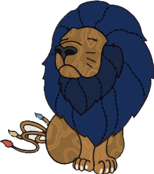 Two-Wood Lion Logo